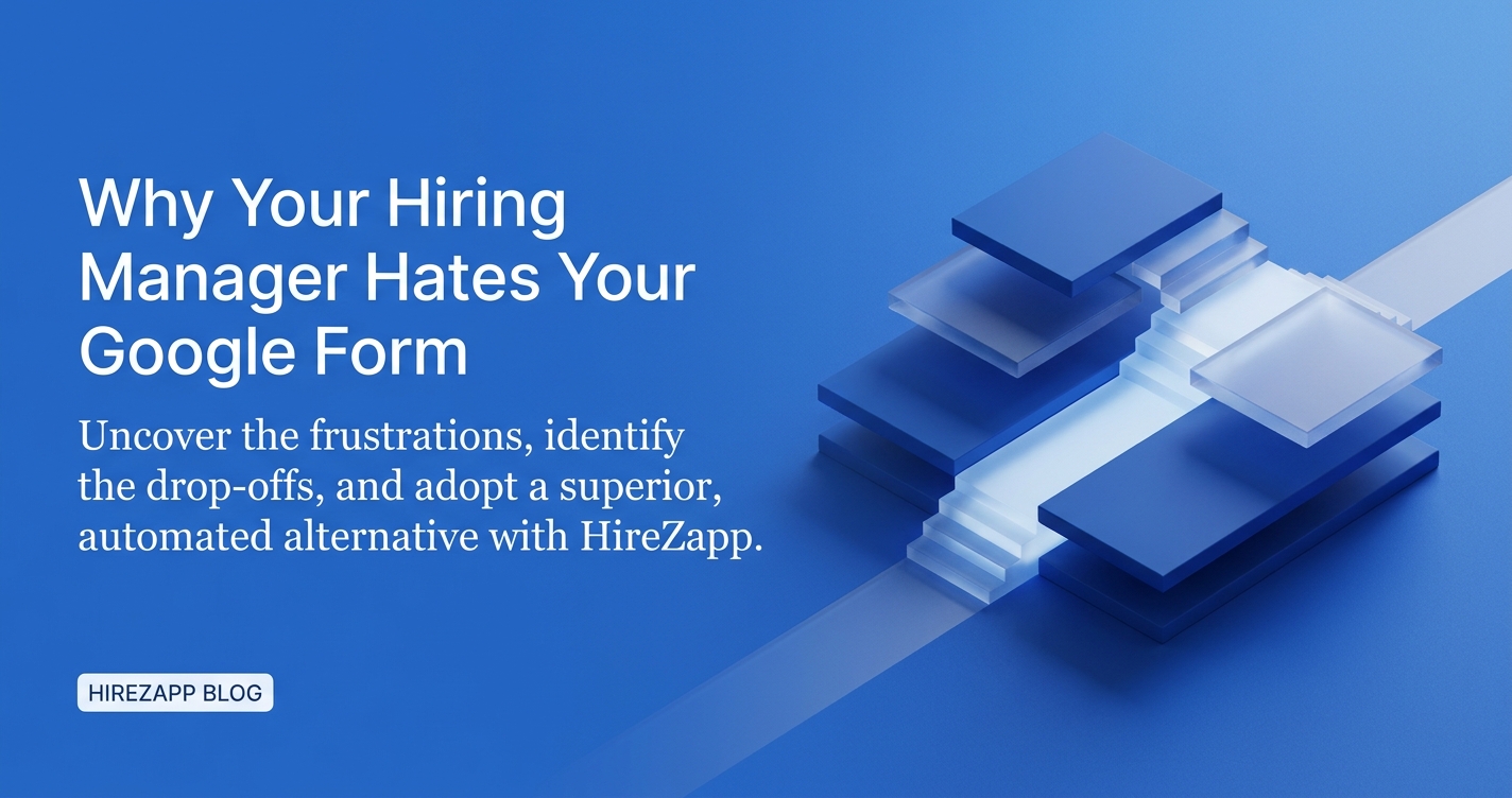 5 Reasons Your Hiring Manager Hates the Google Form You're Using 5 Reasons Your Hiring Manager Hates the Google Form You're Using