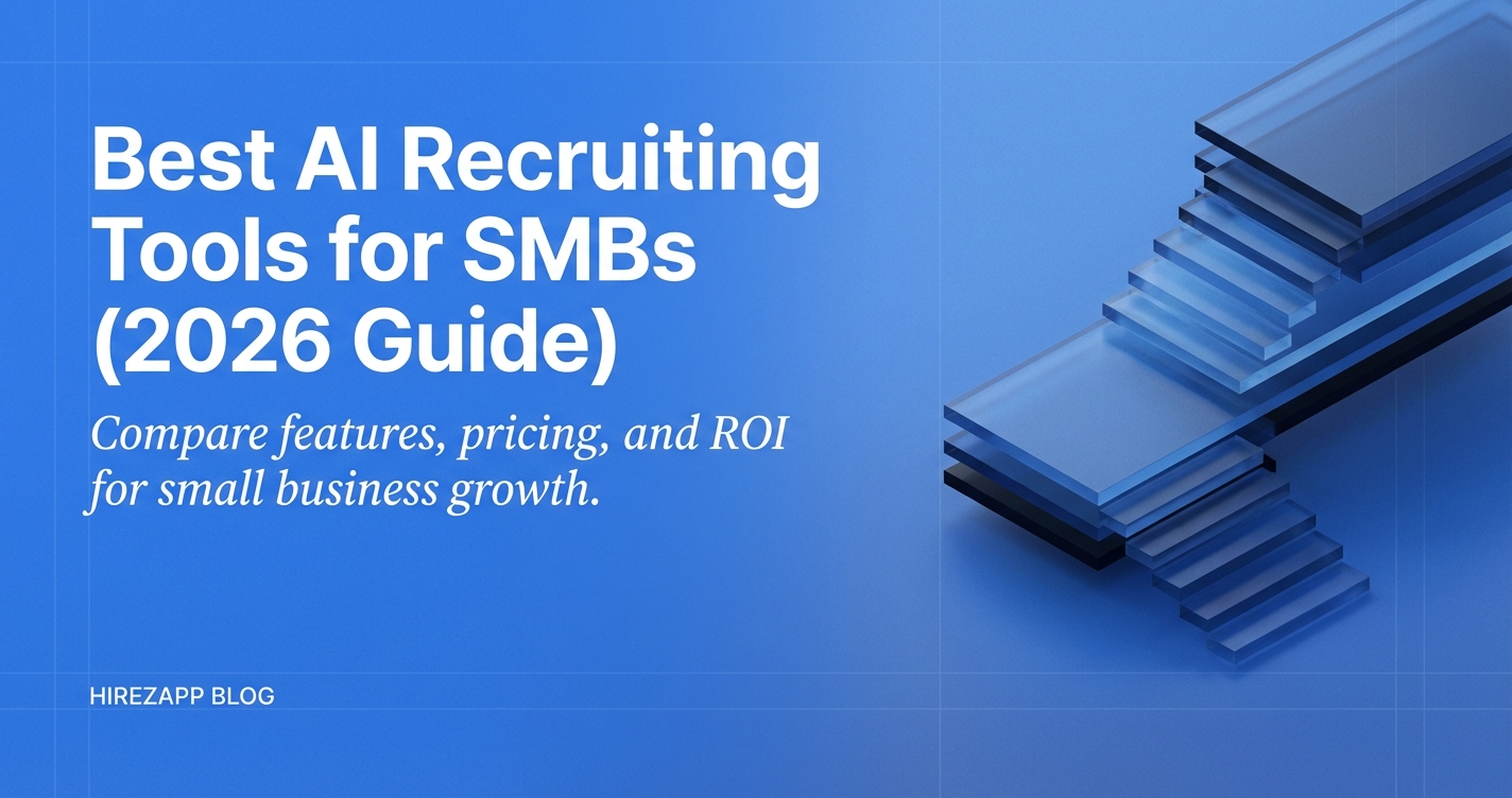 Best AI Recruiting Tools for SMBs in 2026 (Where HireZapp Fits in the Landscape) Best AI Recruiting Tools for SMBs in 2026 (Where HireZapp Fits in the Landscape)