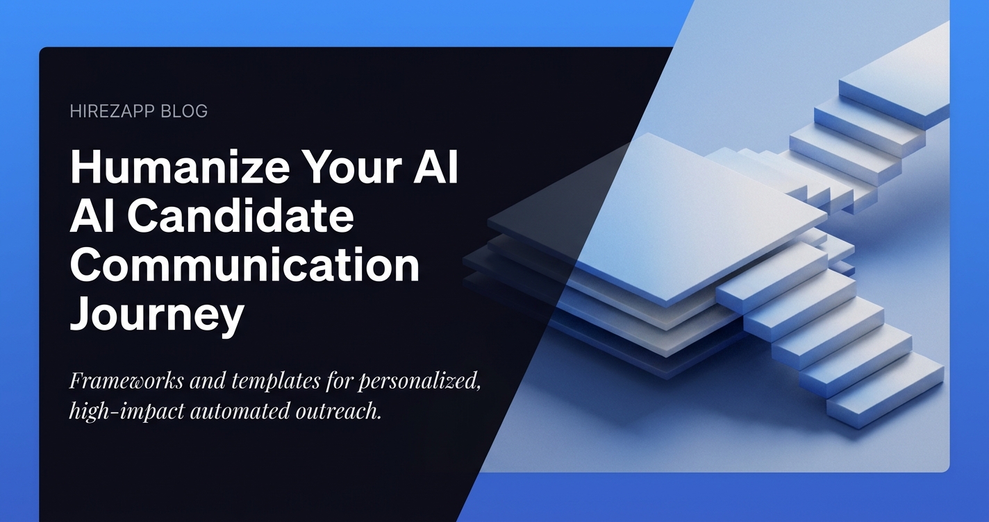 Designing a Candidate Communication Journey That Feels Human (Even With AI) Designing a Candidate Communication Journey That Feels Human (Even With AI)