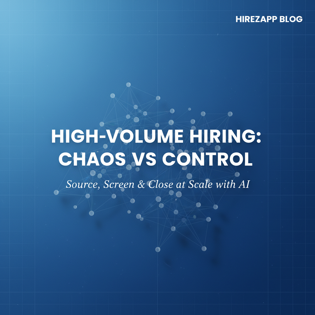 Cover image for High-Volume Hiring: How to Source, Screen, and Close at Scale Without Chaos